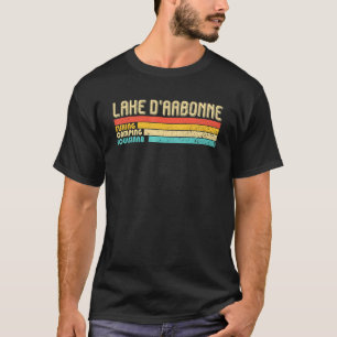 Camiseta Lago D Arbonne Louisiana Divertido Pesca Camping V