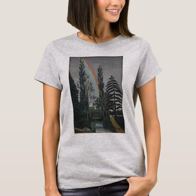 Camiseta Lago Daumesnil por Henri Rousseau, Bella Artes de  (Anverso)