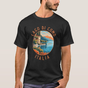Camiseta Lago de Como Italia Vintage en Circle