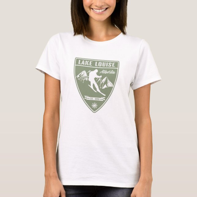 Camiseta Lago de esquí Louise Alberta (Anverso)