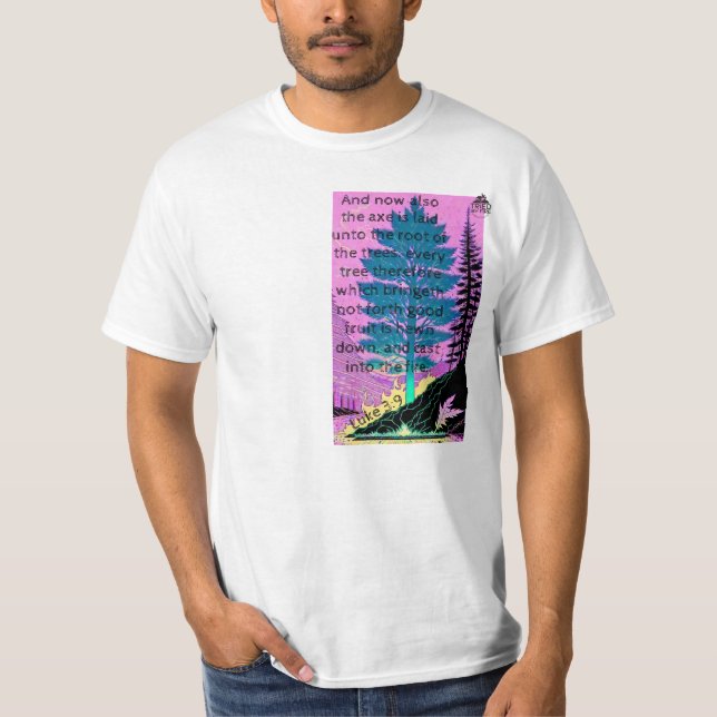 Camiseta Lago de Fuego 3 - Tee de los hombres (Anverso)