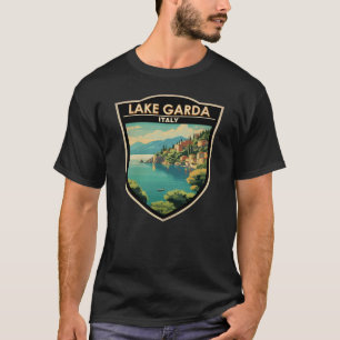 Camiseta Lago de Garda Italia Viaje de arte