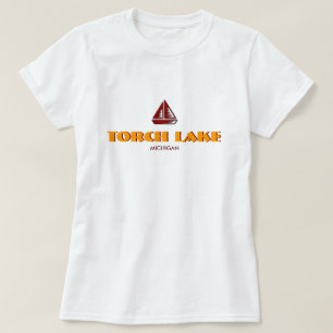 Camiseta LAGO de la ANTORCHA, MICHIGAN, muñeca de las