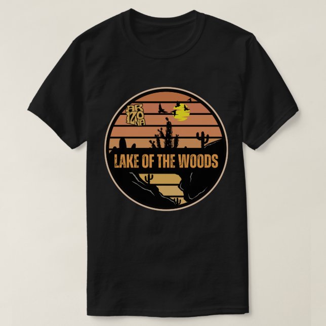 Camiseta Lago de los Bosques, Arizona (Diseño del anverso)