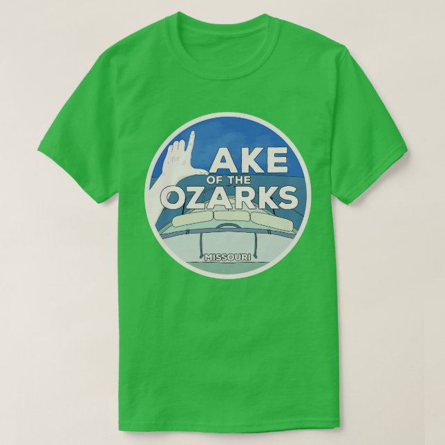 Camiseta Lago de los Ozarks (Diseño del anverso)
