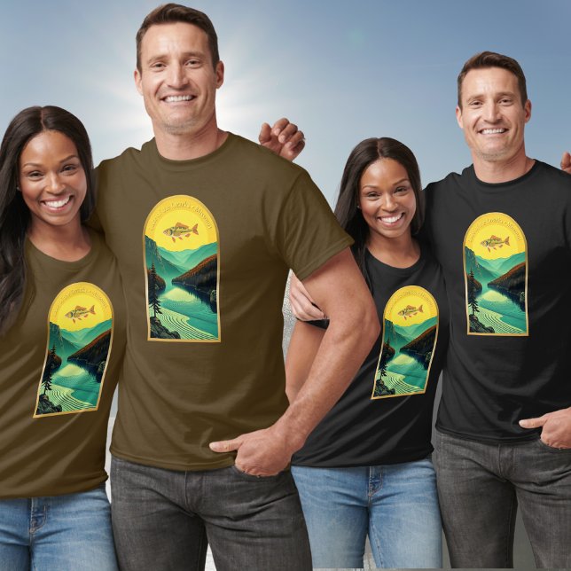 Camiseta Lago de los Ozarks Pescado de Missouri (Subido por el creador)