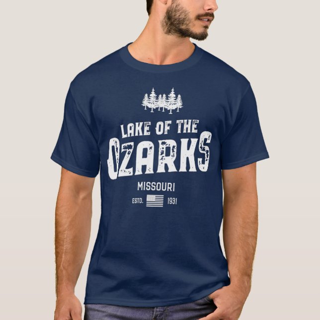 Camiseta Lago de los Ozarks Regalo Misuri (Anverso)