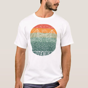 Camiseta Lago de montaña de aventura