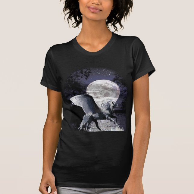 Camiseta lago de Pegaso de la luna (Anverso)