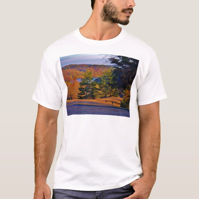 Camiseta Lago Deer & Mt (Anverso)
