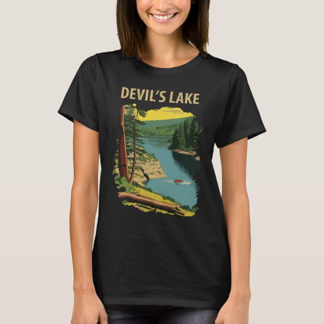 Camiseta Lago del diablo (Anverso)
