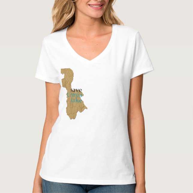Camiseta lago del urmia (Anverso)