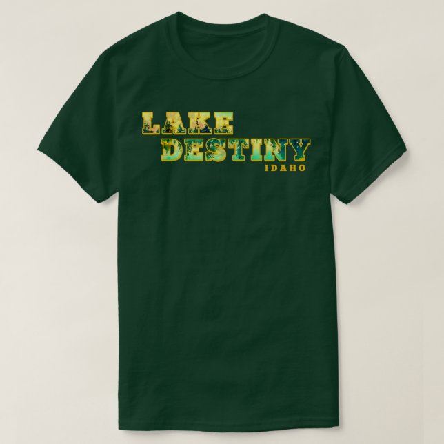 Camiseta Lago Destiny Idaho TShirt (Diseño del anverso)