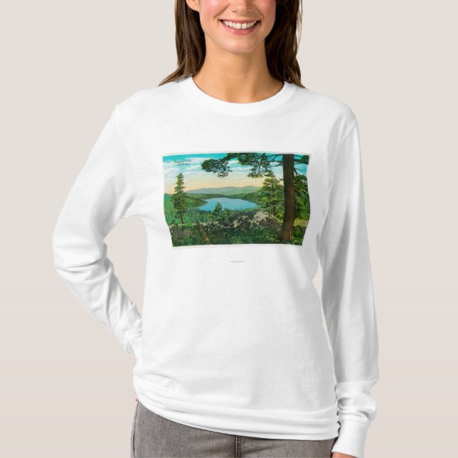 Camiseta Lago Donner, California de Ridge (Anverso)