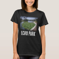 Lago Echo Park en Los Ángeles, California