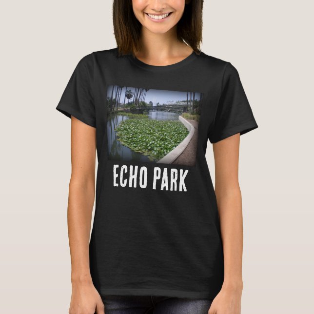 Camiseta Lago Echo Park en Los Ángeles, California (Anverso)