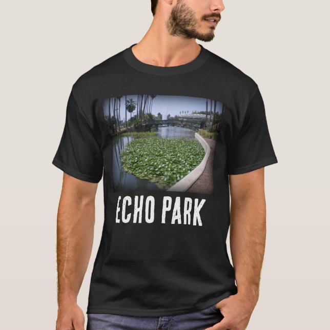 Camiseta Lago Echo Park en Los Ángeles, California (Anverso)
