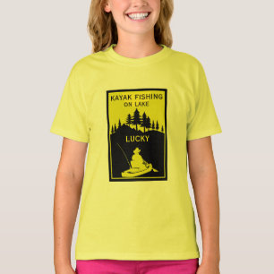 Camiseta Lago Favorito Kayak Y Pesca De Río