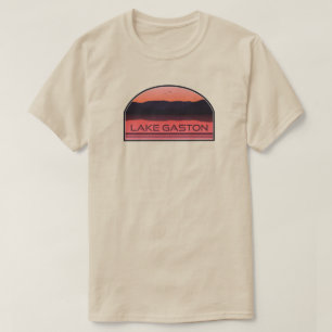 Camiseta Lago Gaston Carolina del Norte Virginia Amanecer R