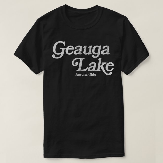 Camiseta Lago Geauga Vintage (Diseño del anverso)