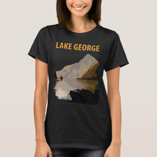 Camiseta Lago George Mountain Lake Viaje Retro