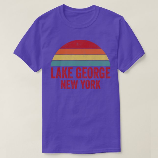 Camiseta Lago George Nueva York (Diseño del anverso)