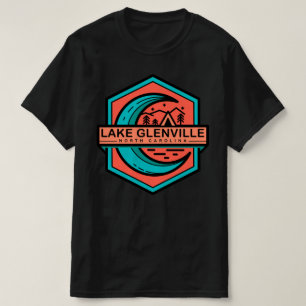 Camiseta lago glenville north carolina luz de luna