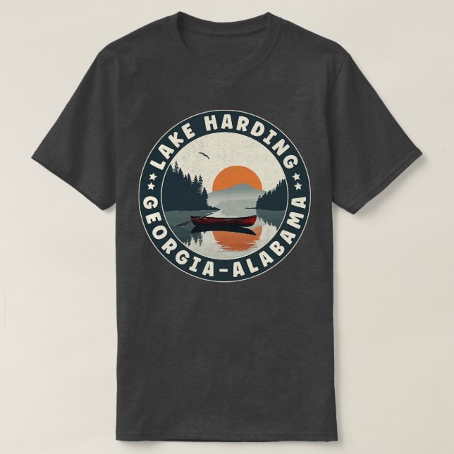 Camiseta Lago Harding GeorgiaAlabama Sunset TShirt (Diseño del anverso)