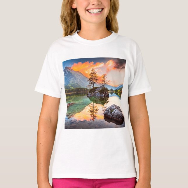 Camiseta Lago Hintersee, Baviera, Alemania (Anverso)