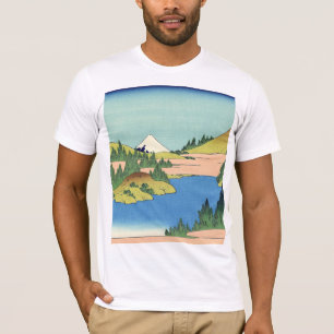 Camiseta Lago Hokusai Hakone en la provincia de Sagami