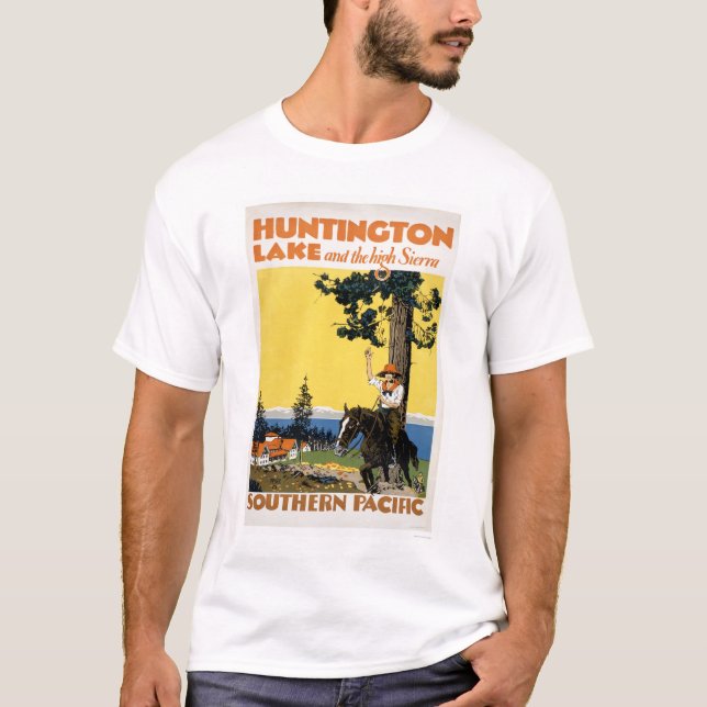 Camiseta Lago huntington y las sierras (Anverso)