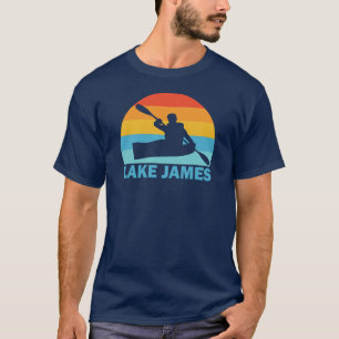 Camiseta Lago James Carolina del Norte Kayak