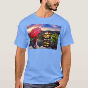 Camiseta lago japonés de paraguas