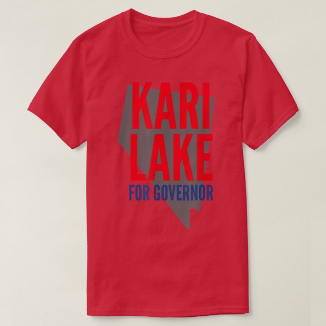 Camiseta Lago Kari Para Gobernador  (Diseño del anverso)