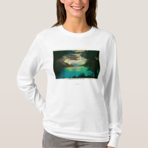 Camiseta Lago Kenai, Alaska con la reunión de la tormenta