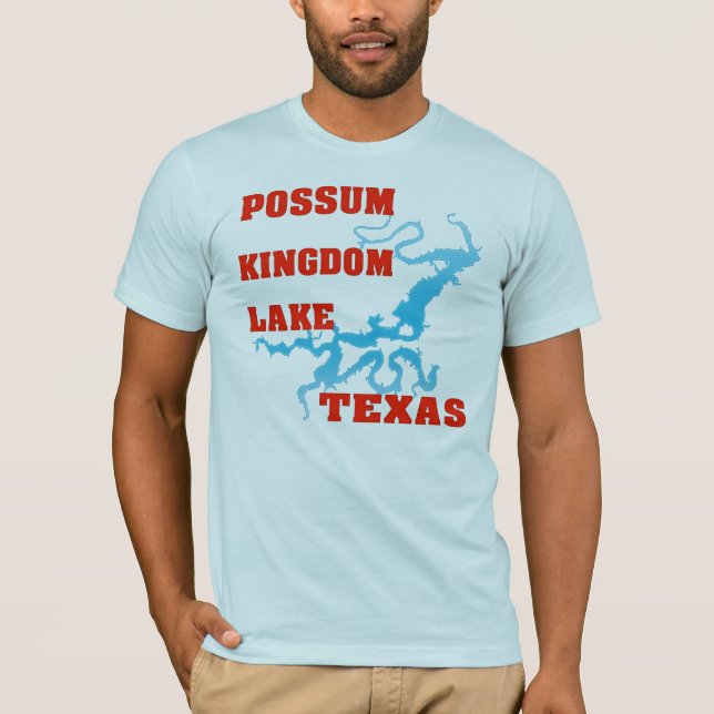 Camiseta Lago kingdom del oposum, Tejas (Anverso)