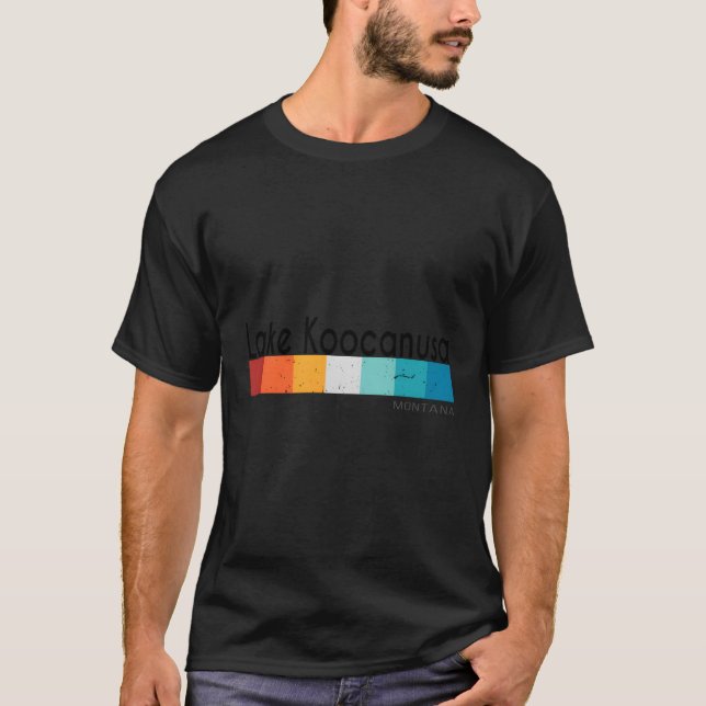 Camiseta Lago Koocanusa Mt Montana (Anverso)