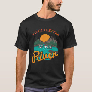Camiseta Lago - La Vida Es Mejor En El Río