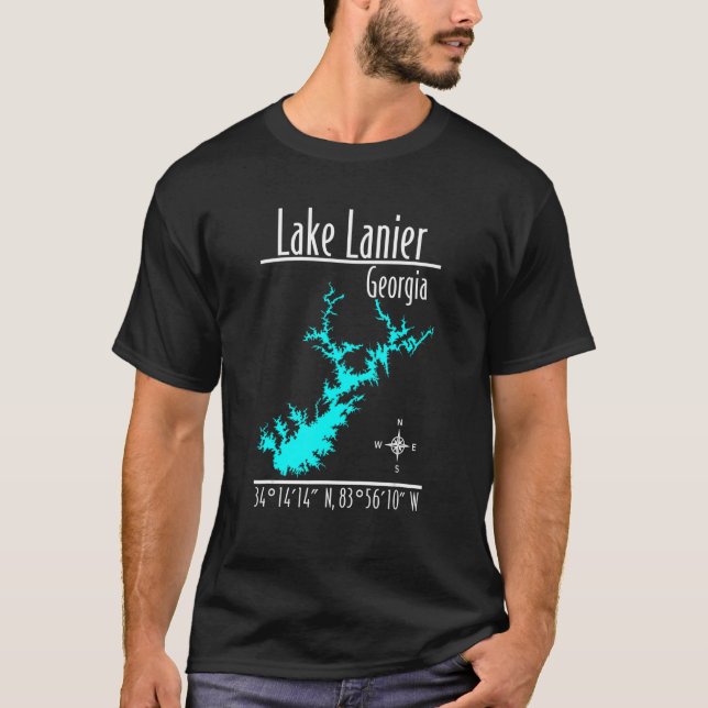 Camiseta lago Lanier Georgia (Anverso)
