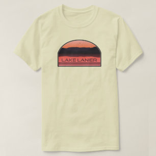 Camiseta Lago Lanier Georgia Amanecer Rojo