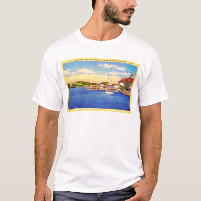 Camiseta Lago largo - costa de Nápoles y bahía del mesón de (Anverso)