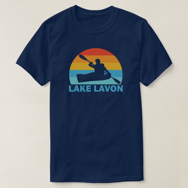 Camiseta Lago Lavon Texas Kayak (Diseño del anverso)