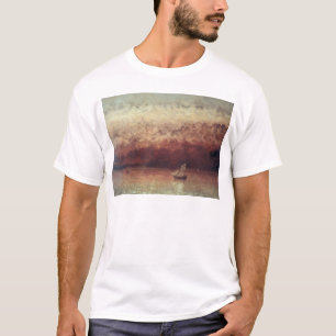 Camiseta Lago Leman con el sol poniente, c.1876