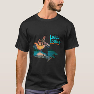 Camiseta Lago Louise Banff Alberta Canadá Glaciar Icefield