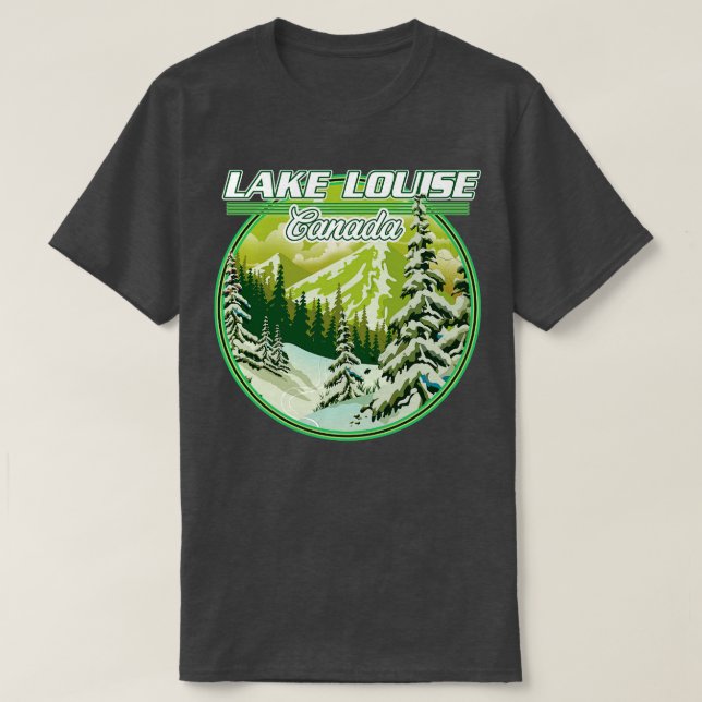 Camiseta Lago Louise Canadá (Diseño del anverso)