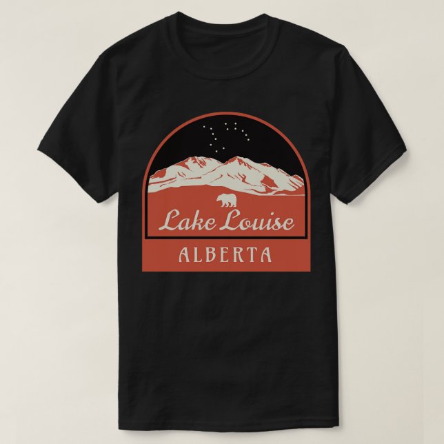Camiseta Lago Louise ski Alberta 1 (Diseño del anverso)