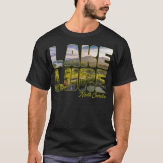 Camiseta Lago Lure North Carolina Vista Montañosa Escénica