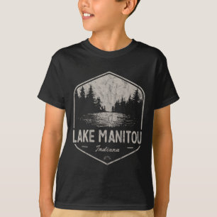 Camiseta Lago Manitou Indiana al aire libre Vintage
