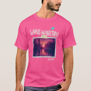 Camiseta Lago Manitou Indiana Vintage al aire libre