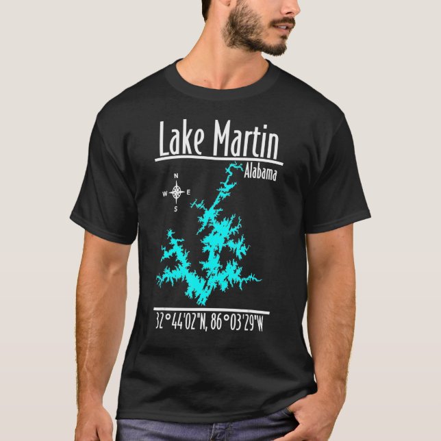 Camiseta Lago Martin Alabama (Anverso)
